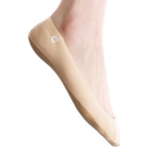 Storm Empire Dames No Show Sokken 3 paar, Ultra Low Cut Liner Sokken, Antislip, Onzichtbare Sokken voor Sneakers Loafer Boot Flats (DE/NL/SE/PL, Alfabetisch, One size, Regular, Regular, Beige)