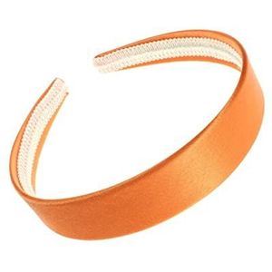 Helder Oranje Satijn Bedekt Alice Haarband Hoofdband 2.5cm (1) Breed door Pritties Accessoires