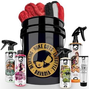Nuke Guys Autoverzorgingsset - autowasset voor buiten en reinigingsset voor het interieur - de ideale verzorgingsset voor je voertuig