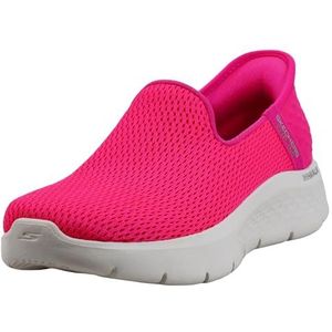 Skechers Go Walk Flex Sneakers, handenvrije instappers voor dames, Roze, 38 EU