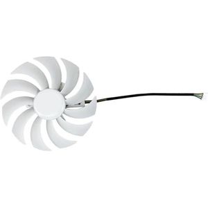 Koelventilator voor RTX 3060 Ti AMP wit 3070 wit GPU ventilator 89 mm 100 mm 4-polig GAA8S2U GA922S2U (bruin)