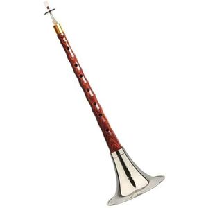 Suona Muziekinstrument Rode Sandelhout Suona Muziekinstrumentenset Voor Beginners Om Traditionele Chinese Suona Te Spelen (Color : Silver, Size : G minor)