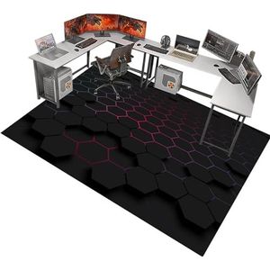 Bureaustoelmatten voor vloerbedekking tapijt beschermer stoelmat bureaustoelmat voor tapijt gamingstoelmat voor hardhouten vloeren tapijt houten vloeren antislip zachte vloerbeschermer 100 x 140 cm