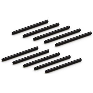 10x Zwarte Pen Penpunten Vervanging Voor Wacom Intuos 3/4 BAMBOO CTE MTE CTL CTH Serie Stylus