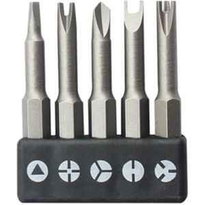 ZHLWei Precisie YU-vormige driehoekige schroevendraaier, magnetische bit 1/4 inch binnenkruis, driepunts schroevendraaier, veiligheidstip for boormachine