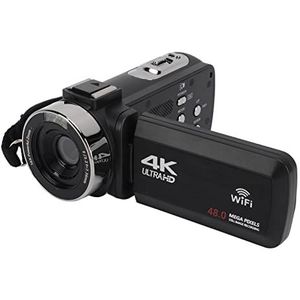 4K Ultra HD-Videocamera-camcorder, 3,0-inch IPS-scherm DV-camera WIFI Directe Verbinding 18x Digitale Zoom Digitale Videocamera met Afstandsbediening