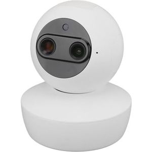 1080P Beveiligingscamera met Dubbele Lens, WiFi, Nachtzicht, Groothoek, Bewegingsdetectie, Tweerichtingsgesprekken, Binnencamera voor Huisdieren, Huisbewaking