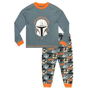 Star Wars Jongens Pyjama's The Mandalorian Veelkleurig 104