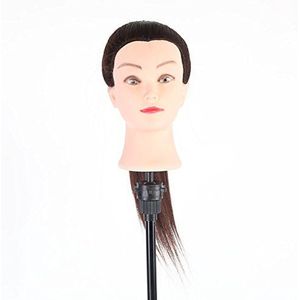 Training Head,26 ""Synthetische Fiber Mannequin Hoofd Kapper Training Hoofd Cosmetologie Pop Hoofd Bruin