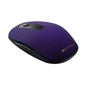 Canyon - MW-9 - Draadloze Muis - Paars - Rubber Coating - Bluetooth en 2,4 GHz