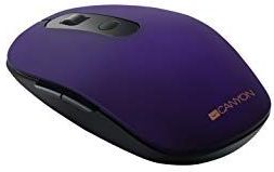 Canyon - MW-9 - Draadloze Muis - Paars - Rubber Coating - Bluetooth en 2,4 GHz
