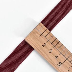 5/10M 15mm 3/5'' Nylon elastische band rubberen tape singels DIY ondergoed broek stretch riem spandex bands naaien accessoires-wijn-15mm-5meter
