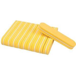 Nagelvijl, Nagel Buffer, 200 stuks mix kleur mini nagelvijlbuffers spons 100/180(Green)