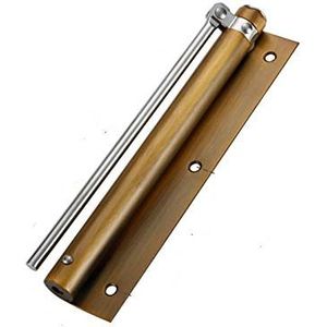 Veilige automatische deursluiter, Verstelbare deur Automatische deur Huishoudelijke automatische deurveer(Big Bright Chrome)