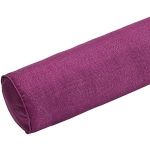 Cilindervormig Nekkussen, Ergonomisch Rond Cervicaal Rolkussen, Afneembare Hoes, voor Ondersteuning Van Kantoor/bank/bed/hoofd/nek/rug en Benen.(Purple,20x140cm)