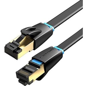 VENTION Cat 8 Ethernet-kabel 5 m platte hoge snelheid internetkabel 40 Gbps 2000 MHz Rj45 netwerkkabel vergulde breedbandkabel voor pc, PS5/4, Xbox, router, modem enz