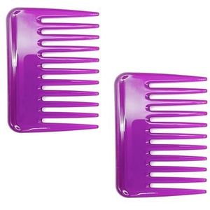 Mini brede tandkam, kleine reisportemonnee kam haar ontwarrende kam baard kam zak kam voor krullend nat droog haar, ontklitter kam styling kam voor mannen vrouwen handgemaakt van cellulose