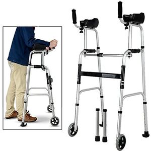 Walker - Looprek - Hoogte Verstelbaar - Dikke Aluminiumlegering - Ondersteuning Pad