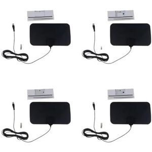 1/2/4PCS Miles Range Antenne Digitale Beeld Geluidskwaliteit Binnen HDTV 1080P 4K Kanaal Versterker TV Bredere dekking(Style A 4pcs)