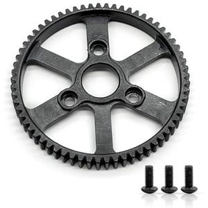 Staal 65T Spur Main Gear RC Onderdelen voor Traxxas 1/10 Summit 56076-4 E-REVO RC Auto