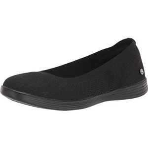 Skechers Dames go Dreamy-Knit Ballet Flat, Zwart, 3 UK Narrow