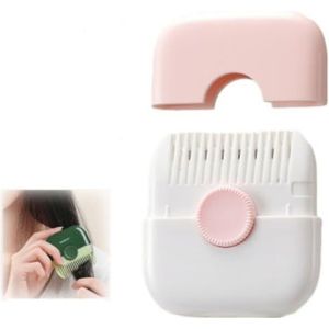 Alulayu Multifunctionele tondeuse kam, staartkam, split-end verwijderingshulpmiddel, mini draagbaar haarbreukgereedschap met dubbelzijdig ontwerp en hoes voor dunner wordend haar knippen en stylen (5