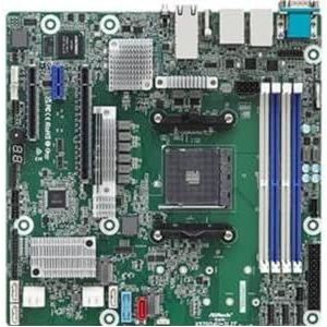 ASRock Rack X570D4U-2L2T - Micro-ATX Moederbord - Zwart - AMD X570