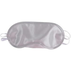 1/2/3/4 STKS Zijden Oogmasker Oogmasker Oogschaduw Zachte Blinddoek Reizen Ooglap Natuurlijke Slapen Ooglapje Slaap Masker Vrouwen Mannen (Zilver, 1 ST)