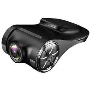 Dashcam USB HD 1080P ADAS Auto DVR Camera Voor Android Speler Dash Cam Navigatie Hoofdeenheid DVD Audio Spraakalarm Videorecorder Autocamera(U6 None)