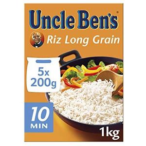 Uncle Ben's Riz Long Grain 10 Minutes 5 Sachets de 200 g
