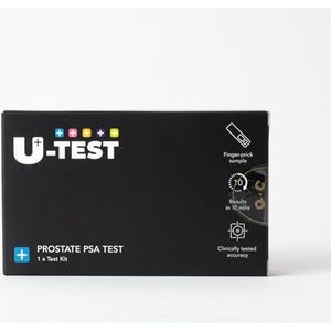 U-Test Home Self-Test voor Prostaat Gezondheid, Nauwkeurig & Snel Resultaat in Minder dan 10 Minuten - Detect Prostaat Specifiek Antigeen (PSA) -Single Person Prostate Test Kit