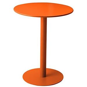 Prachtige ronde salontafel van 60x73 cm, kleine ronde tafel van ijzer, kleine eettafel voor huishoudelijk gebruik, melktheewinkel/café-onderhandelingstafel (Kleur: H)