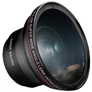 0.43X ultra groothoeklens met macrogedeelte 49/52/55/58mm voor Digitale SLR