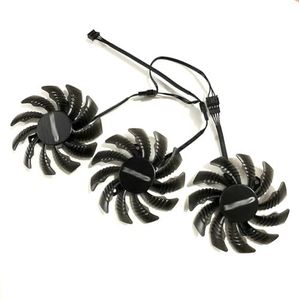 3 stuks/set, 75 mm, PLD08010S12HH, Gigabyte P104-100 4G, VGA-koeler, videokaartkoelventilator, voor GIGABYTE R9 FURY, GTX 1080 1070 G1 ROCK 8G