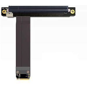 ADT-Link M.2 NGFF NVMe Key M Extender Kabel naar PCIE x16 Grafische kaart Riser Adapter 16x PCI-e PCI-Express voor M2 2230 2242 2260 2280 (50cm)