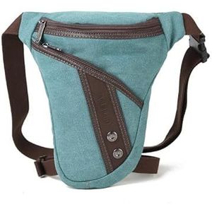 Beentas, heuptas, dijbeentas heren dij fluwelen tas drop bag motorfiets fietsen schouder multifunctionele tas crossbody tas nylon heren heupwieg heuptas, Lichtblauw, Eén maat