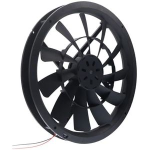 Luchtstroom 250mm x 30mm PC-behuizingen Ventilator: 12V, 120CFM Stille 40dBA Molex met dubbele kogellagers en 25cm roostermontagekit