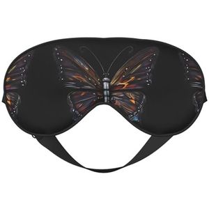 Mystery Butterfly Unisex elastische verstelbare gesp ontwerp verduisterende slaap oogmasker voor thuis reizen yoga kantoor dutje