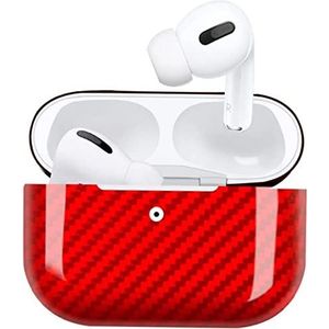 airpods pro 2 case airpods Carbon Fiber case airpods pro case Carbon Fiber airpod Opladen case airpods max case airpods3 Carbon Fiber case Rood Carbon Fiber Case voor AirPods Pro (airpods pro)