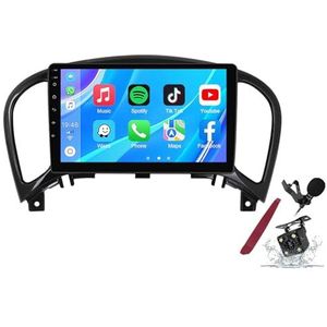 Android 14 Autoradio Sat Navi voor N-issan Juke (2010-2014) 9 Inch Touchscreen Multimedia Speler met Draadloze Carplay GPS Navigatie FM RDS Bluetooth 5G-WiFi SWC DSP,M120s