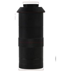 Zoomlens, varifocale lens, Max 180X 130X Zoom C-Mount Glazen Lens Adapter Industrie Microscoop Camera Objectief Glazen Lens for VGA camera voor industriële videoIndustriële video(130X)
