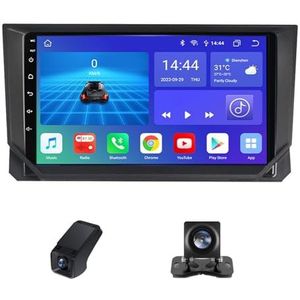 Android 13 Autoradio geldt voor Seat Ibiza 2017-2020 9 inch Touchscreen Autoradio met Wireless Carplay Android Auto Navi GPS Bluetooth FM AM/RDS Radio 5GWiFi+Telecamera Achterkant(NF-2)