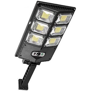 Solar Flood Lights Outdoor, LED Sterk Licht Kleine Straatlantaarn Dubbele Rij Straatlantaarn 504LED Solar Tuinlamp Inductie Straatlantaarn Buitenverlichting,for courtyards, Gardens, Streets(W789B-3)