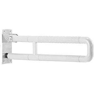 HSIRYAOHD Grab Rail,Home Badkamer Veiligheid Handicap Bar, RVS Opvouwbare Leuningen Ouderen Antislip Bar Antistatische Anti-Bar/Wit/750Mm