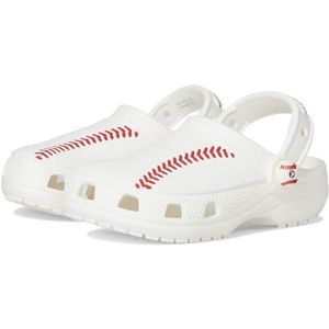 Crocs Klassieke klompen met patronen en afbeeldingen (peuter) uniseks kinderklomp, Baseball, 10 Toddler