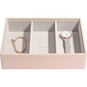 Stackers - Classic Deep 3-Section - Opbergers - Blush en Grijs - 25 x 18 x 6 cm