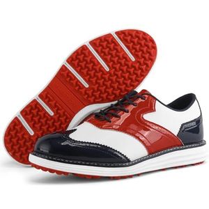 PENXZT Waterdichte golfschoenen voor heren, antislip, lichtgewicht, spikeloze golfschoenen, grote maten,D,39 EU
