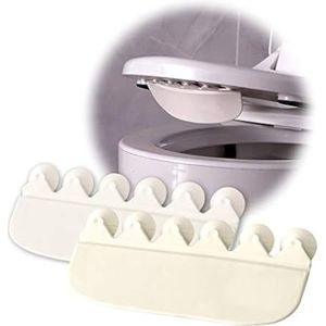 EASICOZI Urinedeflector voor toiletbril voorkomt dat kinderen en volwassenen plassen plassen (2 stuks)