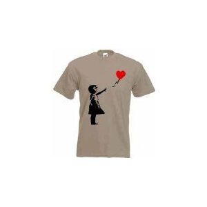 Banksy ballon meisje mannen T-Shirt