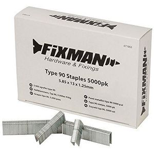 Fixman 471953 Type 90 nietjes 5000pk 5,80 x 13 x 1,25 mm